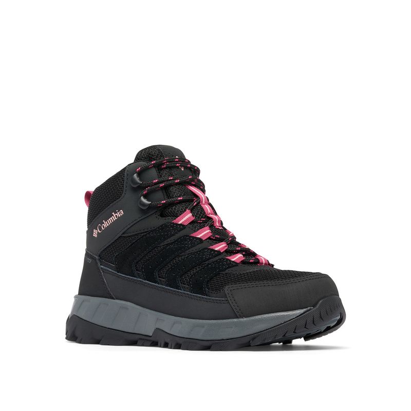 COLUMBIA - Bota Mujer Strata Trail Mid Wp Negro COLUMBIA