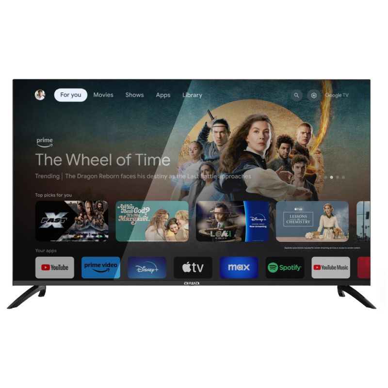 AIWA - Televisor Smart Tv Android 65 4K WiFi Bluetooth HDR10 AW65B4KFG