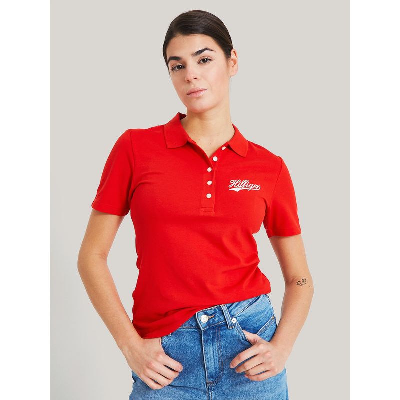TOMMY HILFIGER - POLO COLLECTION 1985 SLIM FIT ROJO TOMMY HILFIGER