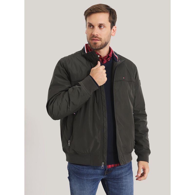 TOMMY HILFIGER - CHAQUETA BOMBER GOLF CON LOGO VERDE TOMMY HILFIGER
