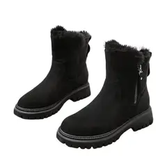 BLWOENS - Botas con cierre para Mujer-Negro