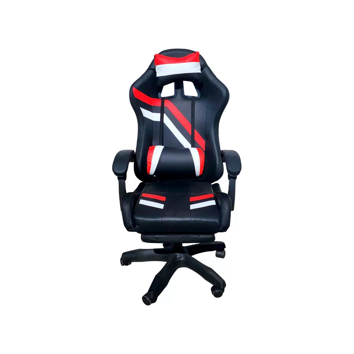 GENERICO - Silla Gamer Luz Rgb Parlante Reposapiés Masajeador Lumbar