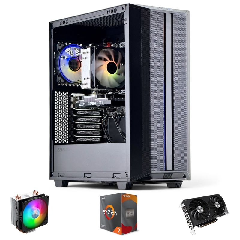 HYPERPC - PC GAMER AMD RYZEN 7 5700 16gb 1Tb RTX 3050 WiFi