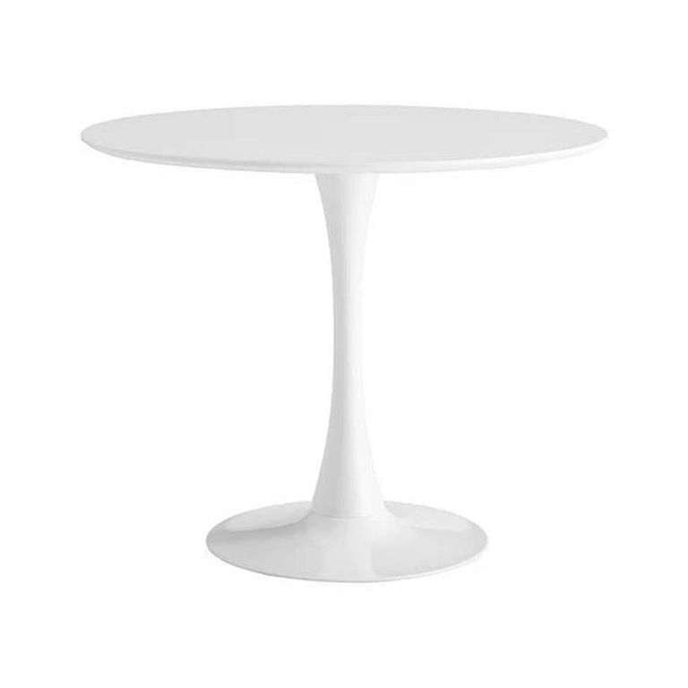 Mesa Tulip Redonda 80cm - Elegante - Versatil - Blanco Blanco BLANCO