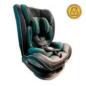 BEBEGLO - Silla Toda Etapa 360 Isofix Verde Gris