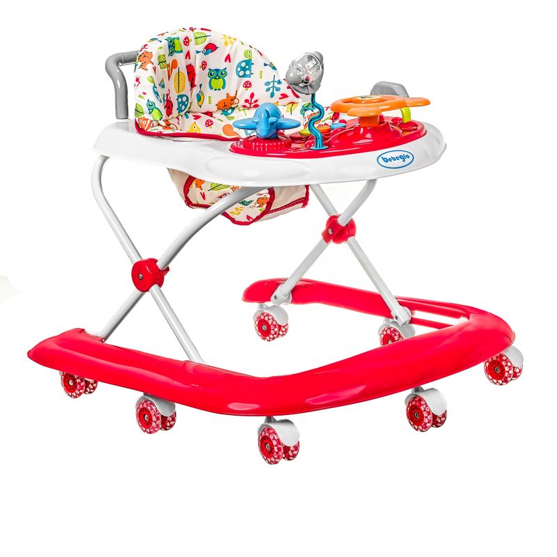 BEBEGLO - Andador Musical Bluetooth Bebeglo RS-36-3 Rojo