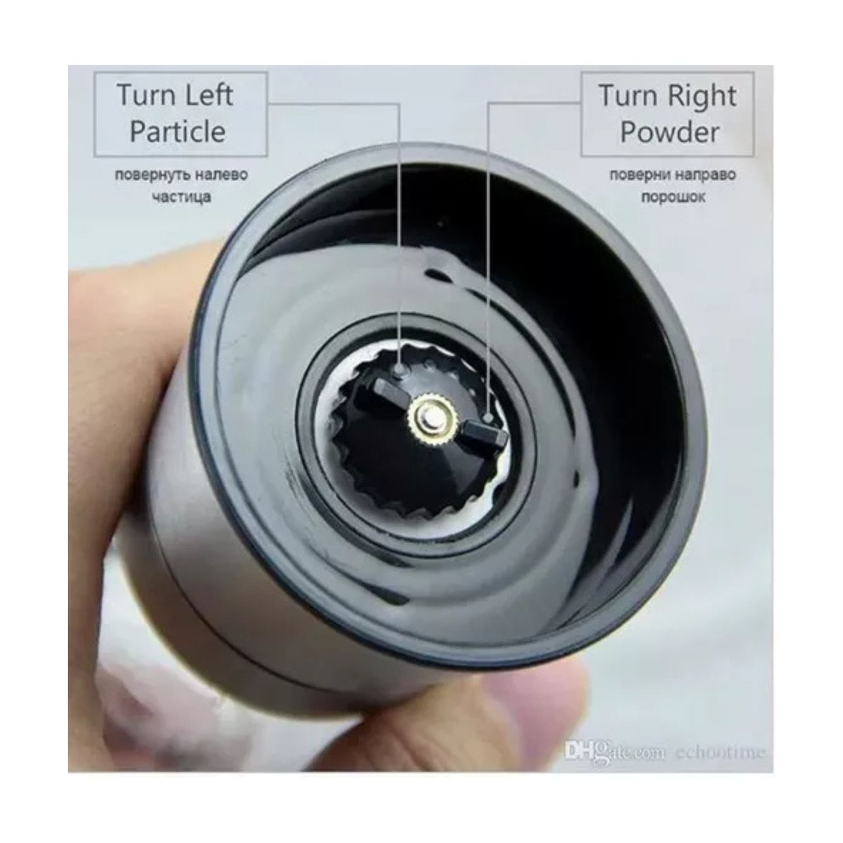 GENERICO - Pimentero Vidrio Moledor Sal Pimienta 18cm Salero Cocina Hogar