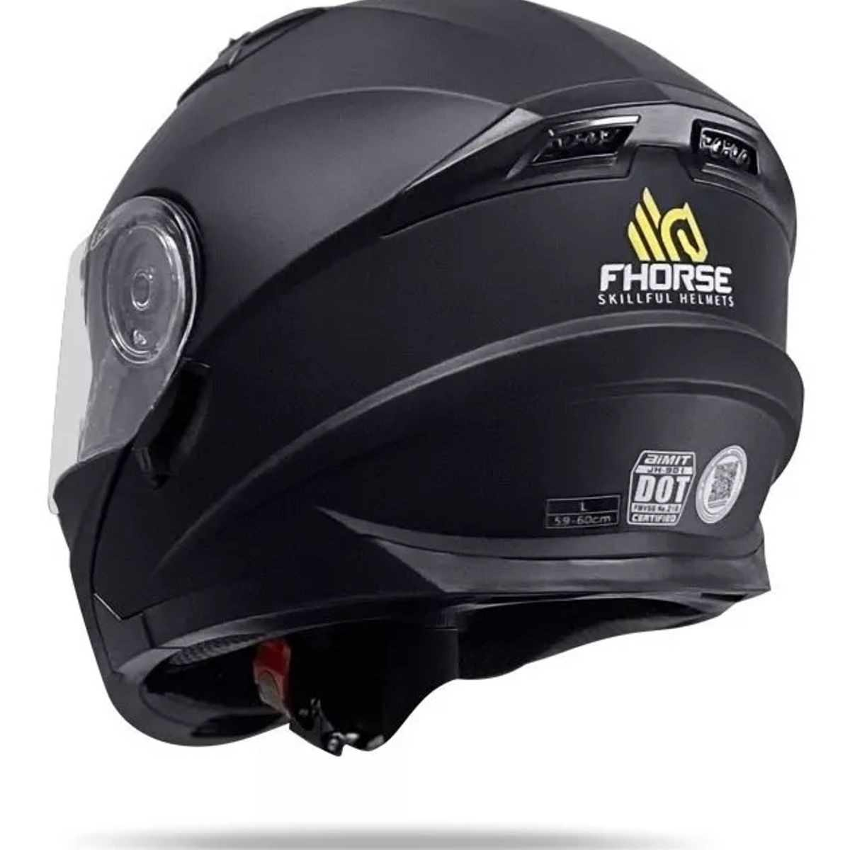 GENERICO - Casco Abatible De Moto Certificado Norma Dot