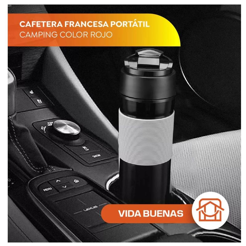 GENERICO - Termo Cafetera Portátil Prensa Francesa Portátil Camping