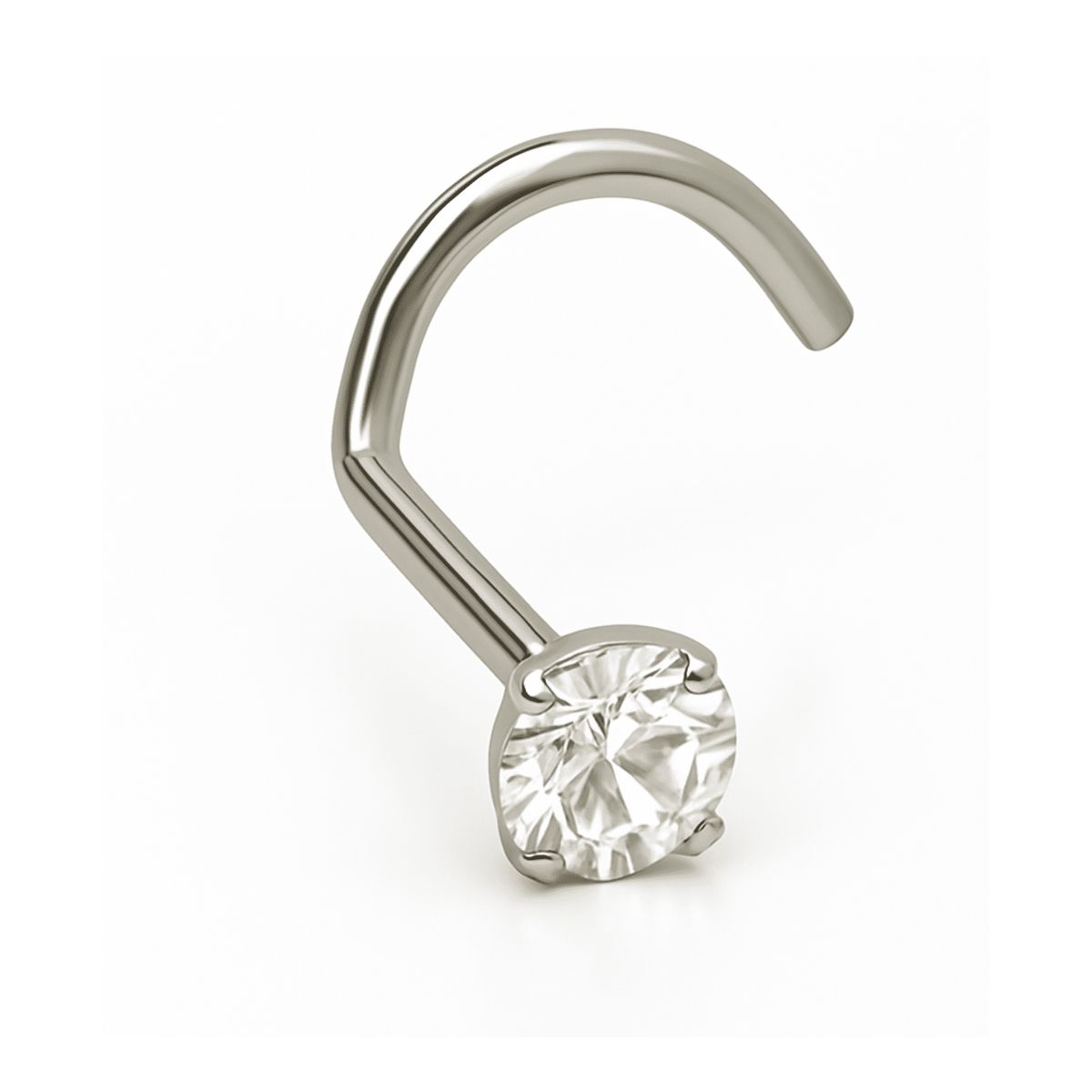 ELBAULDEJUMA - Piercing Nostril 3mm Tipo S Titanio Astm F136 20g Nariz