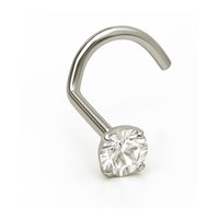 Piercing Nostril 3mm Tipo S Titanio Astm F136 20g Nariz