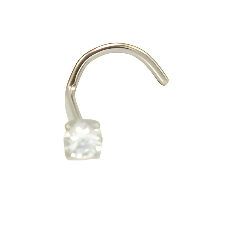 ELBAULDEJUMA - Piercing Nostril 3mm Tipo S Titanio Astm F136 20g Nariz