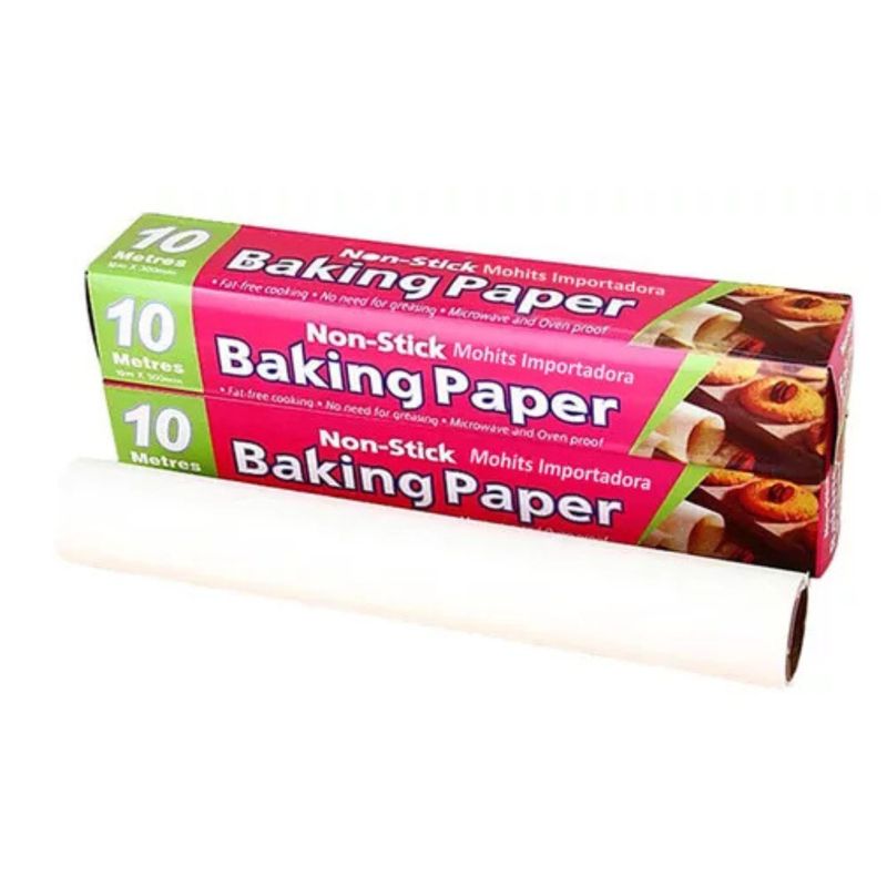 GENERICO - Rollo Papel Mantequilla 10Mts Preparaciones Cocina Reposteria