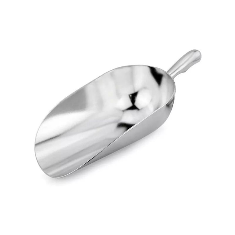 GENERICO - Pala Poruña Hielo Granos Harina Multiuso Acero 18 cm Cocina.