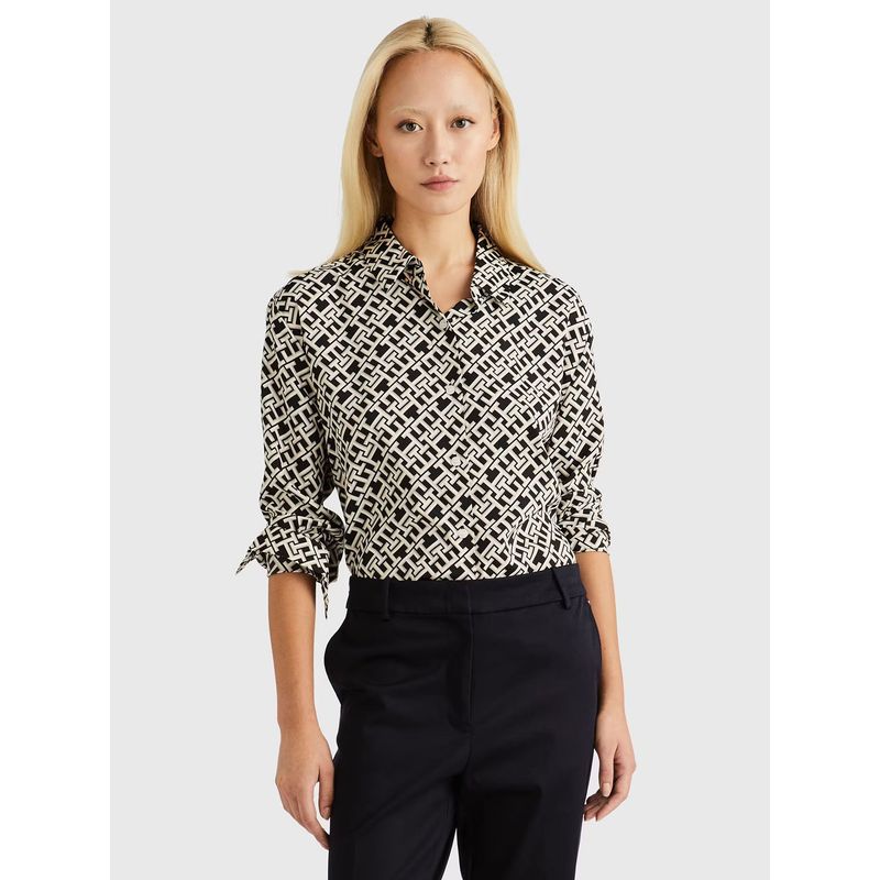 TOMMY HILFIGER - CAMISA CON ESTAMPADO DE MONOGRAM MULTICOLOR TOMMY HILFIGER