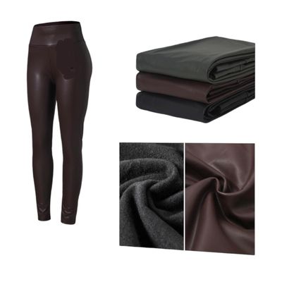 Imagen 2 del producto Pack 3 Calzas Mujer Eco Cuero Forrada Polar