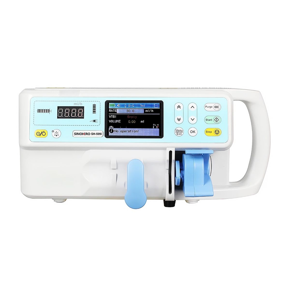 SINOHERO - Bomba Jeringa SH-509i Administración de Medicamentos + Porta Suero