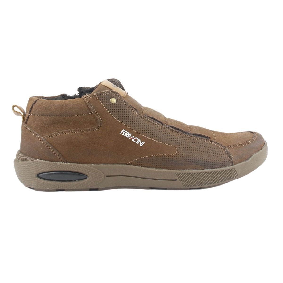 FERRACINI - Zapatillas Hombre Cuero N Café Ferracini 2266