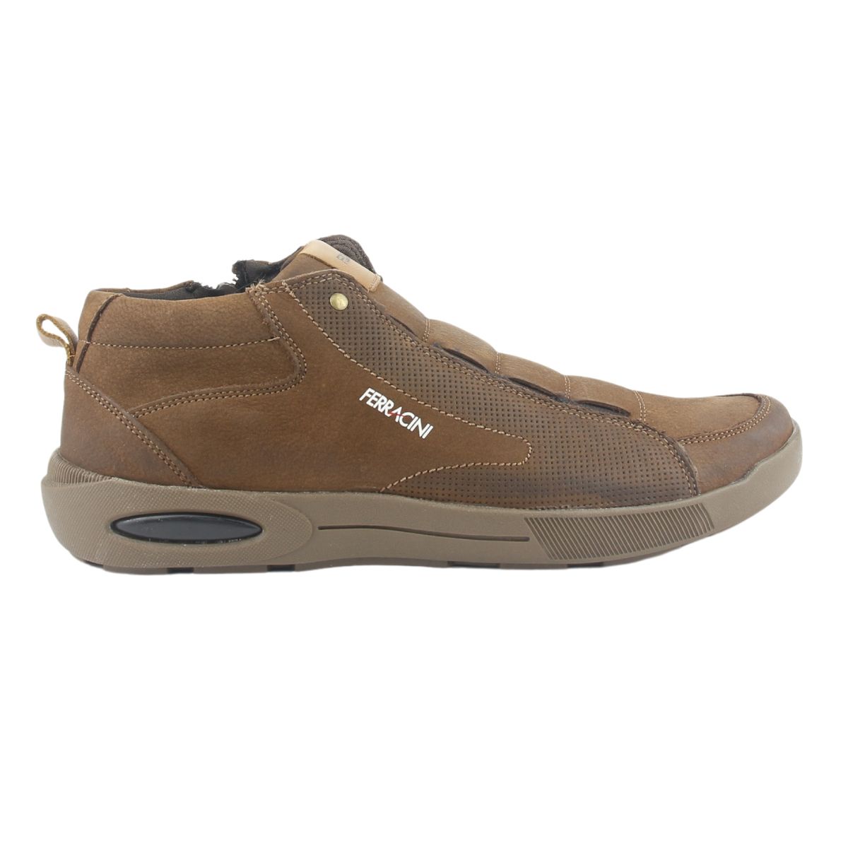 FERRACINI - Zapatillas Hombre Cuero N Café Ferracini 2266