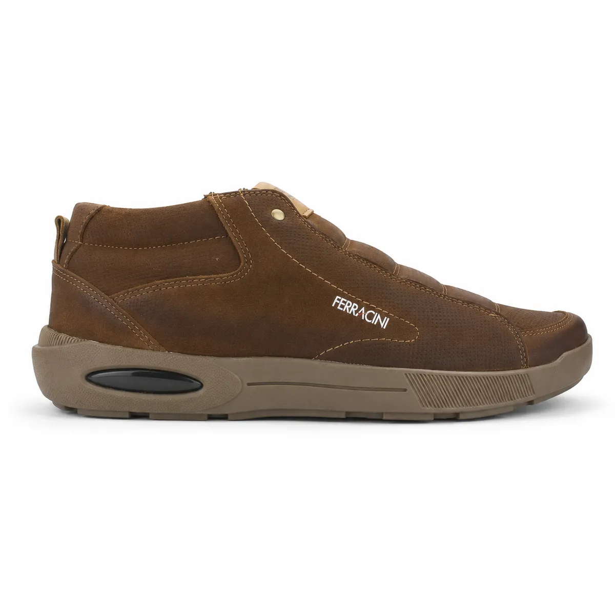 FERRACINI - Zapatillas Hombre Cuero N Café Ferracini 2266