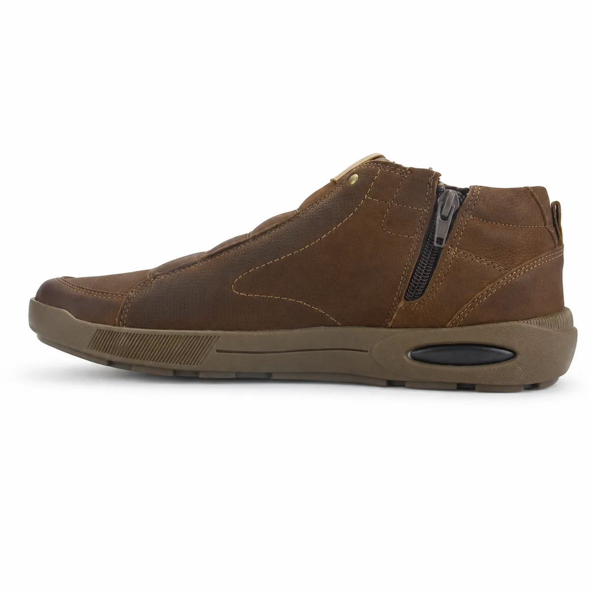 FERRACINI - Zapatillas Hombre Cuero N Café Ferracini 2266