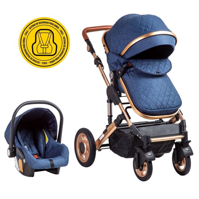 VOYAGE - Coche Travel System Con Silla De Auto  Eros Navy
