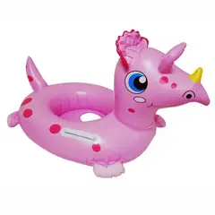 DEFENSOR FOREVER - Flotador Inflable Piscina Diseño Dinosaurio Rosado