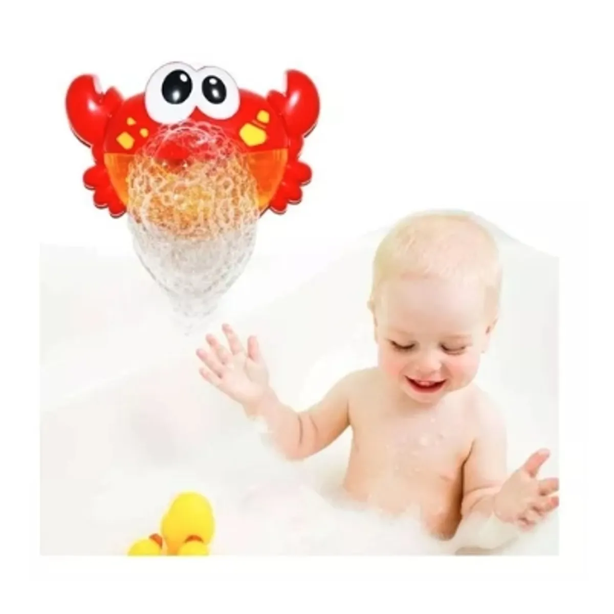 GENERICO - Juguete Cangrejo Burbujas De Baño Tina Para Bebes