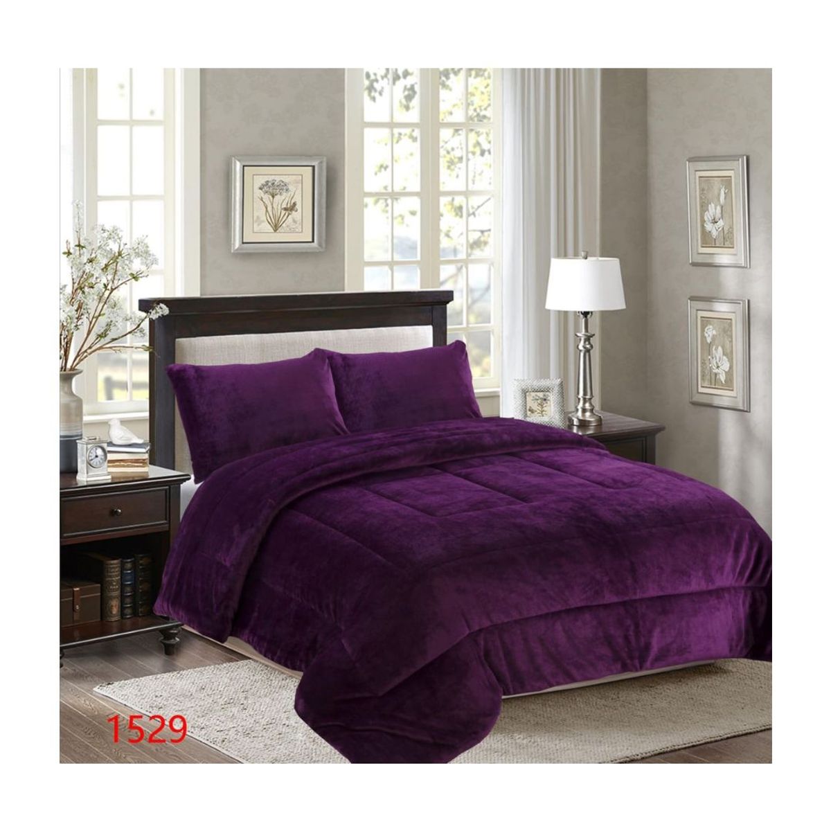 GENERICO - Cobertor Chiporro 2 Plazas -  Morado 1529