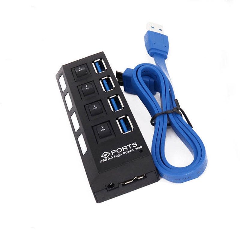 DM - HUB USB 3.0 de 4 puertos ALTA VELOCIDAD