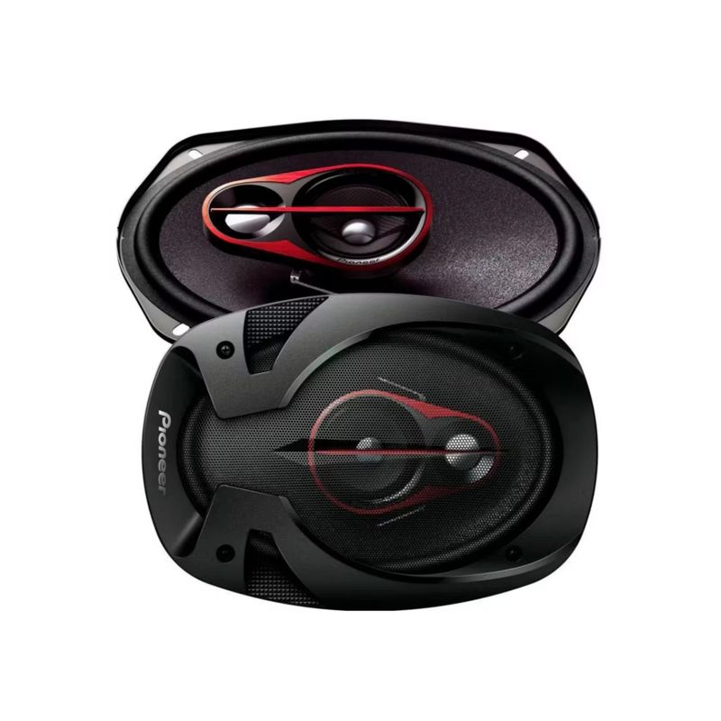 PIONNER - Parlantes Pioneer Ts-r6951s 400w 6x9 3 Vias Ovalados Negro