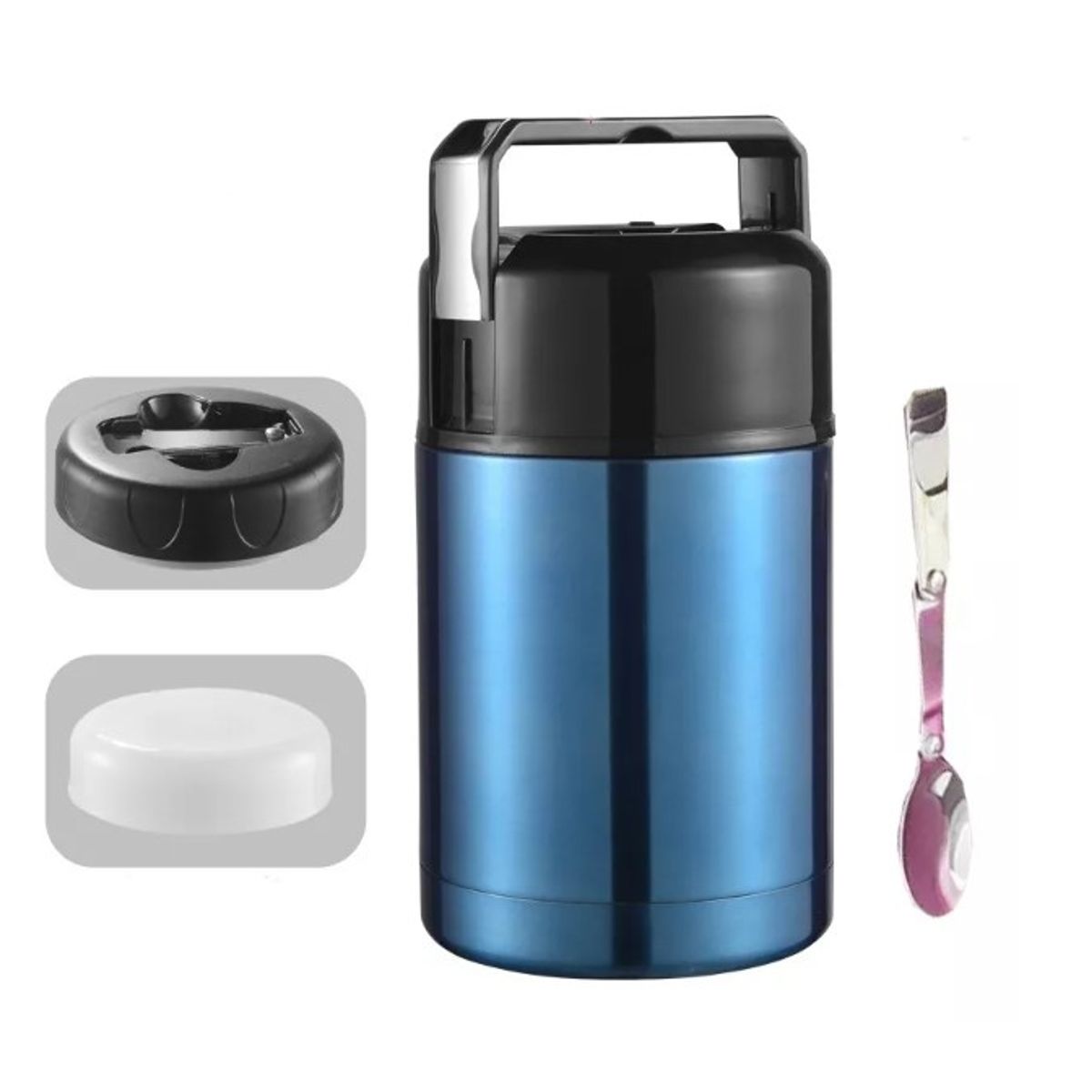 GENERICO - Termo De Comida Acero Inoxidable De 800 Ml + Cuchara