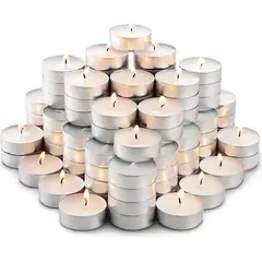 GENERICO - Velas Flotantes Tealight Blancas - 200 uds