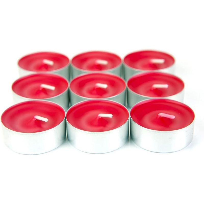 GENERICO - Velas Flotantes Tealight Rojas  - 200 uds