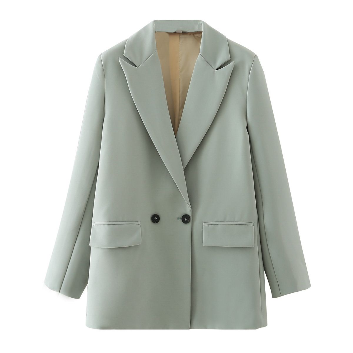 BLWOENS - Chaqueta formal para mujer -Verde