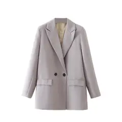 BLWOENS - Chaqueta formal para mujer -Gris