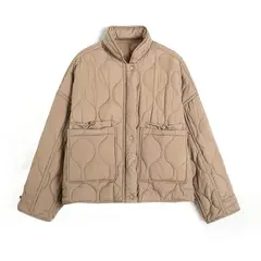 BLWOENS - Chaqueta con bolsillos para mujer - Beige