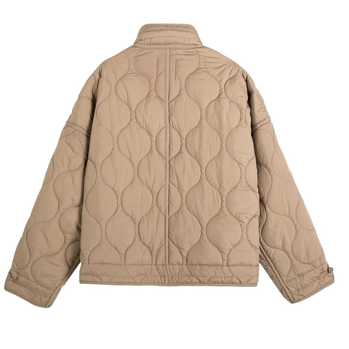BLWOENS - Chaqueta con bolsillos para mujer - Beige