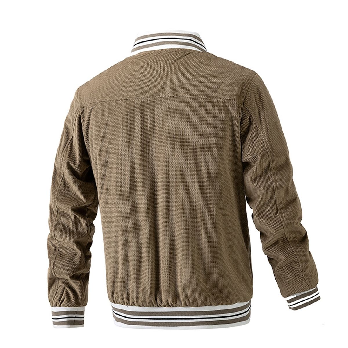 BLWOENS - Chaqueta con botones para hombres -Beige