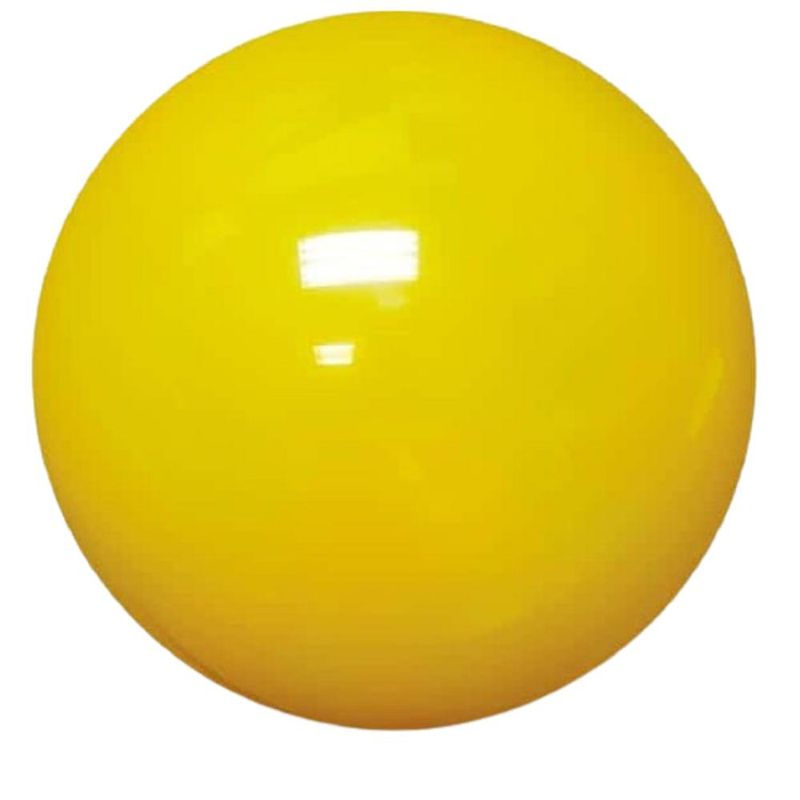 TOLIPA - Pelota Lisa de 19 cm de plástico - Amarillo