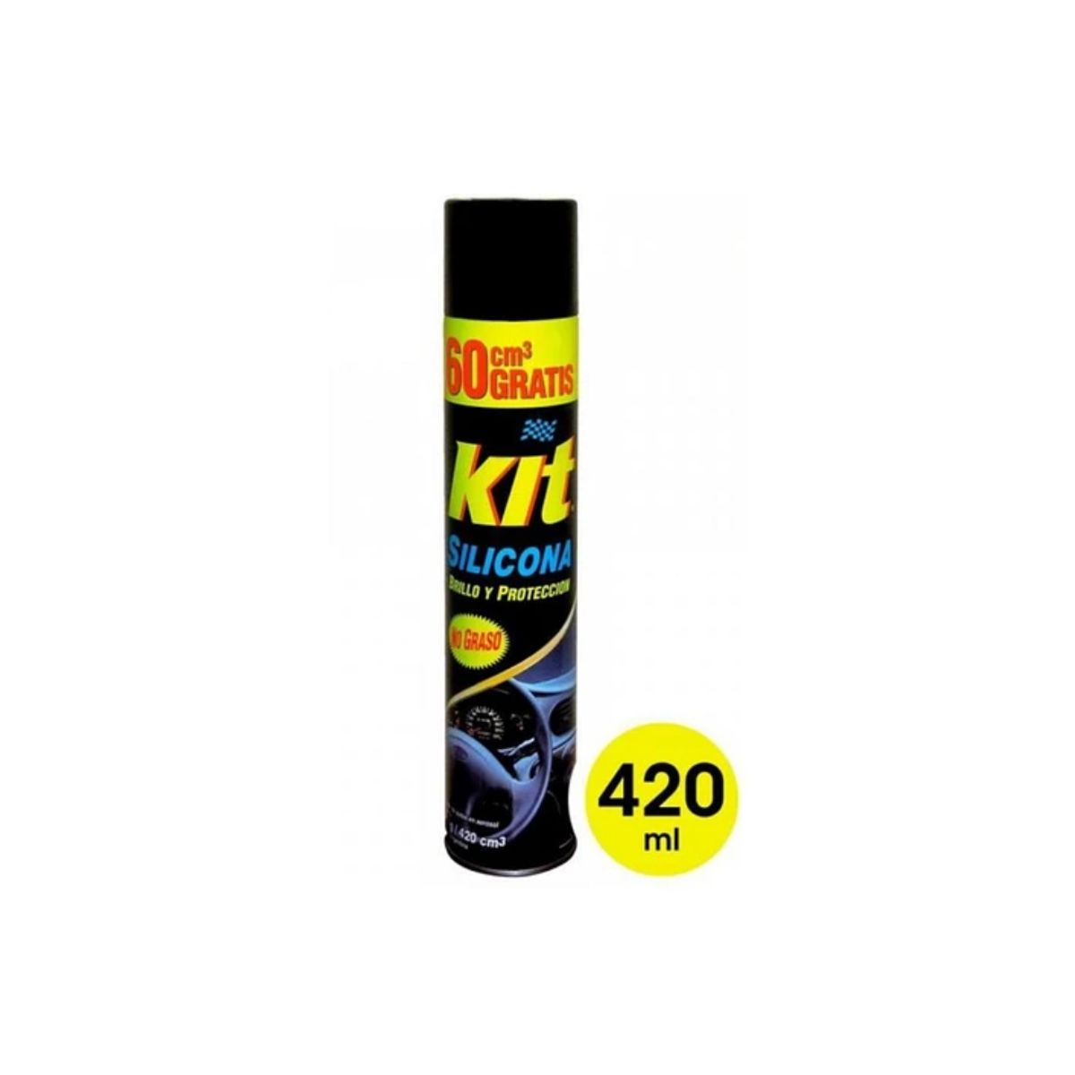 KIT - Silicona Para Autos Kit Aerosol 480 Ml
