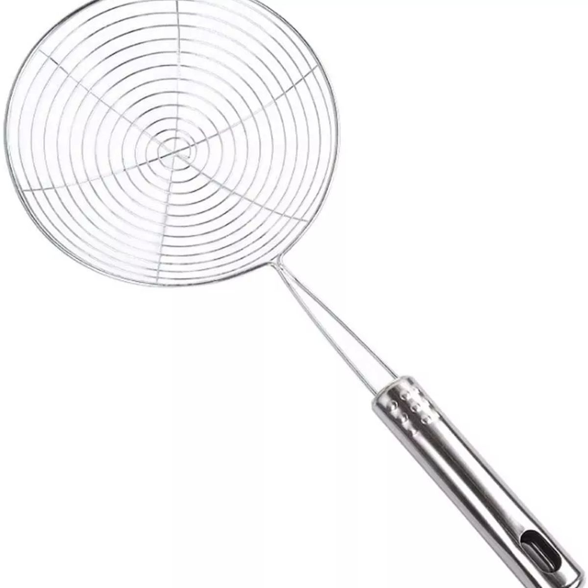 GENERICO - Colador Para Frituras 19cm Multiuso Acero Inoxidable Cocina.