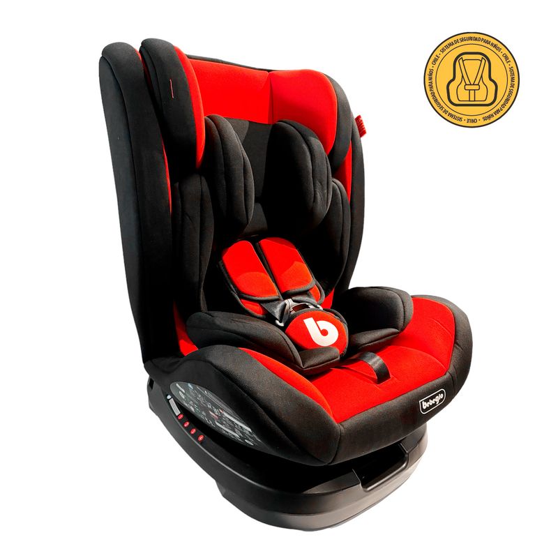 BEBEGLO - Silla Toda Etapa 360 Isofix Bebeglo Rojo