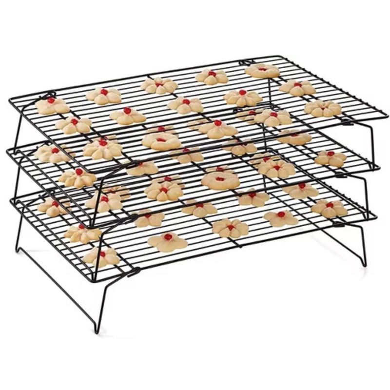 GENERICO - Rejilla 3 Pisos Para Enfriar Galletas Pan Cocina Reposteria.