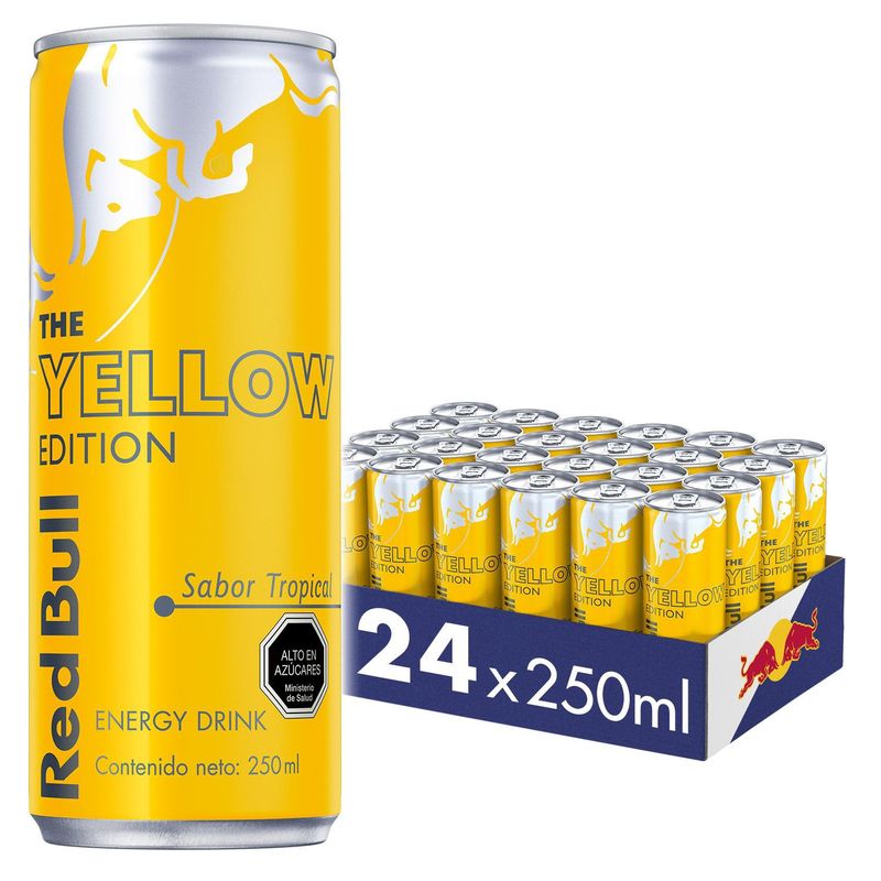 RED BULL - Red Bull Bebida Energética Pack 24 Latas Tropical 250Ml
