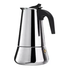 GENERICO - Cafetera Italiana Inoxidable Espresso 4 Tazas Coffee Acero Inoxidable