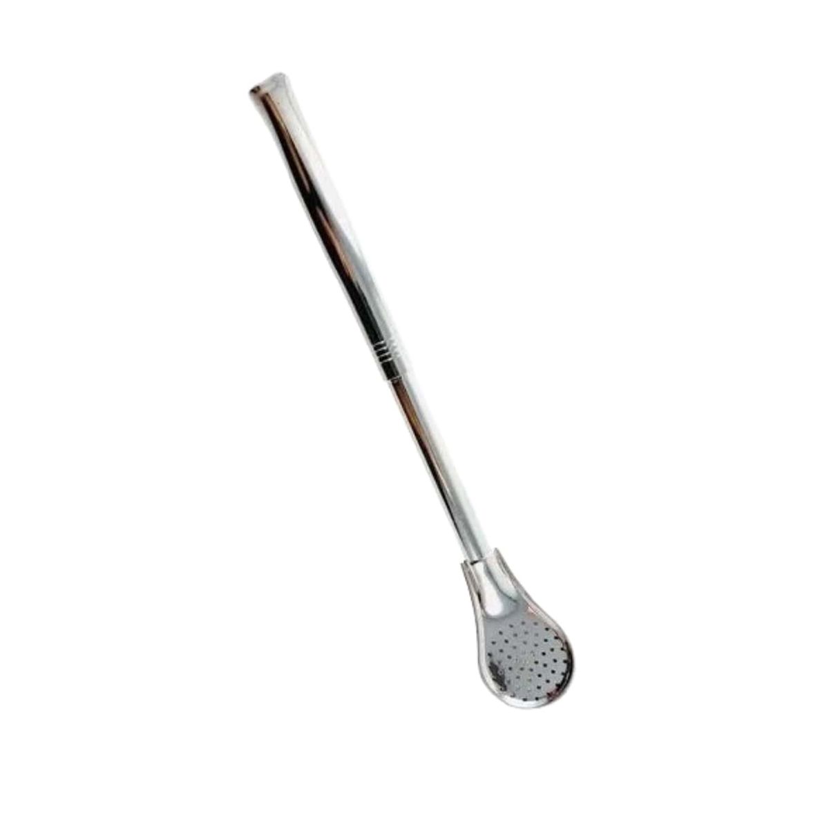 GENERICO - Pack 3 Bombillas Para Mate Acero Inoxidable 14cm Reutilizable.