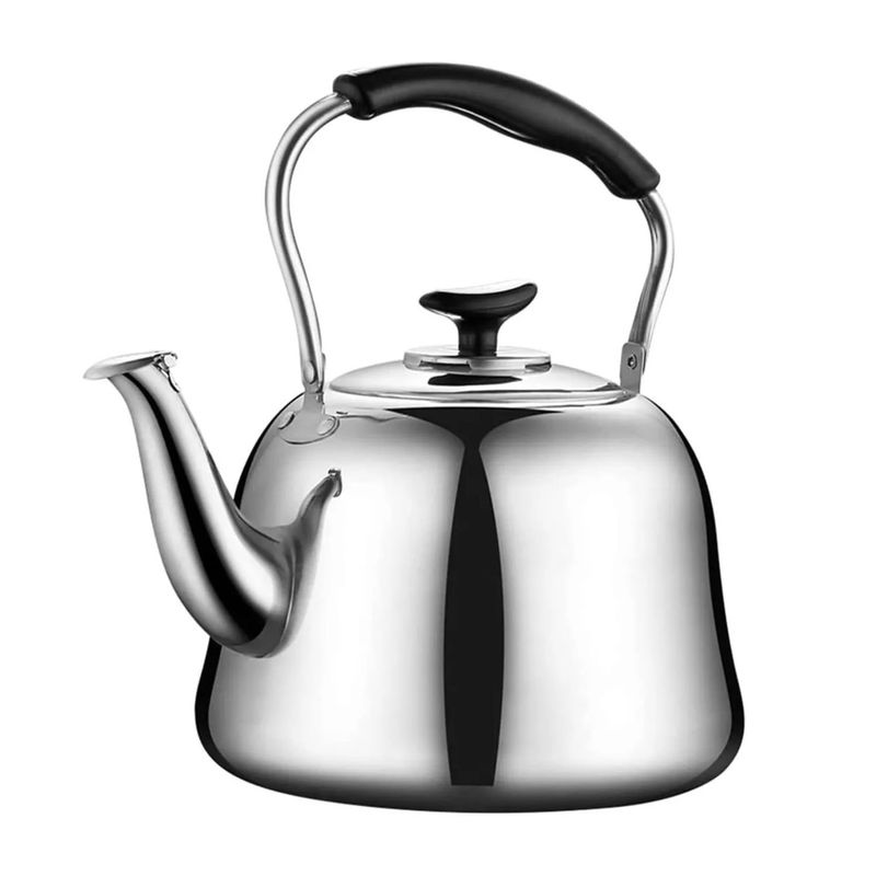 GENERICO - Tetera Cuello Cisne Acero Inoxidable 1 Litro Cocina Hogar