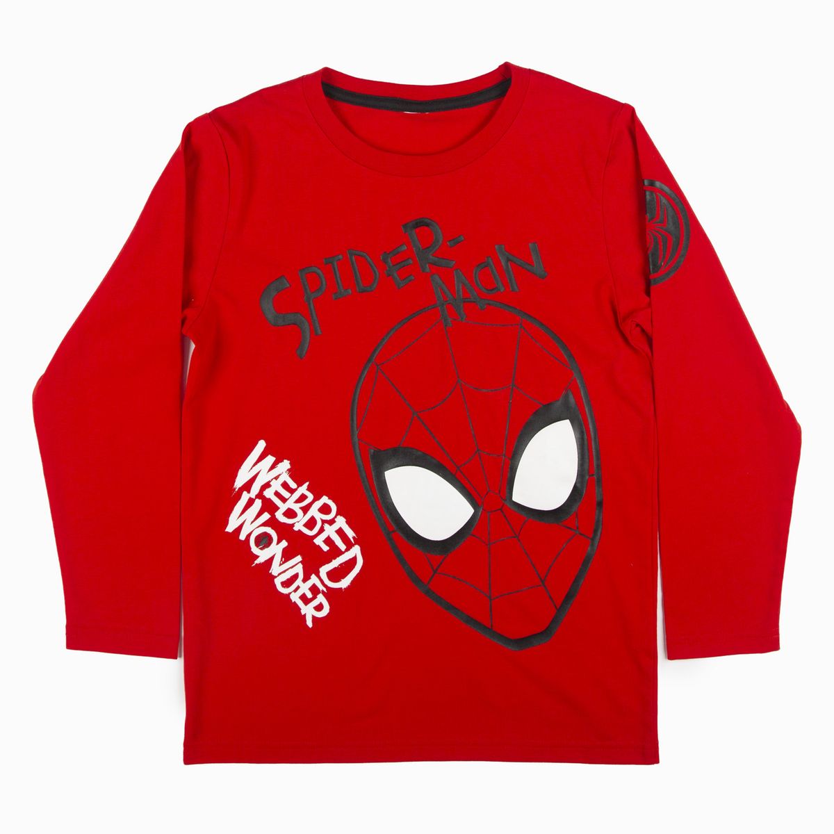 MARVEL - Polera Manga Larga Niño Wonder Spiderman Rojo Marvel