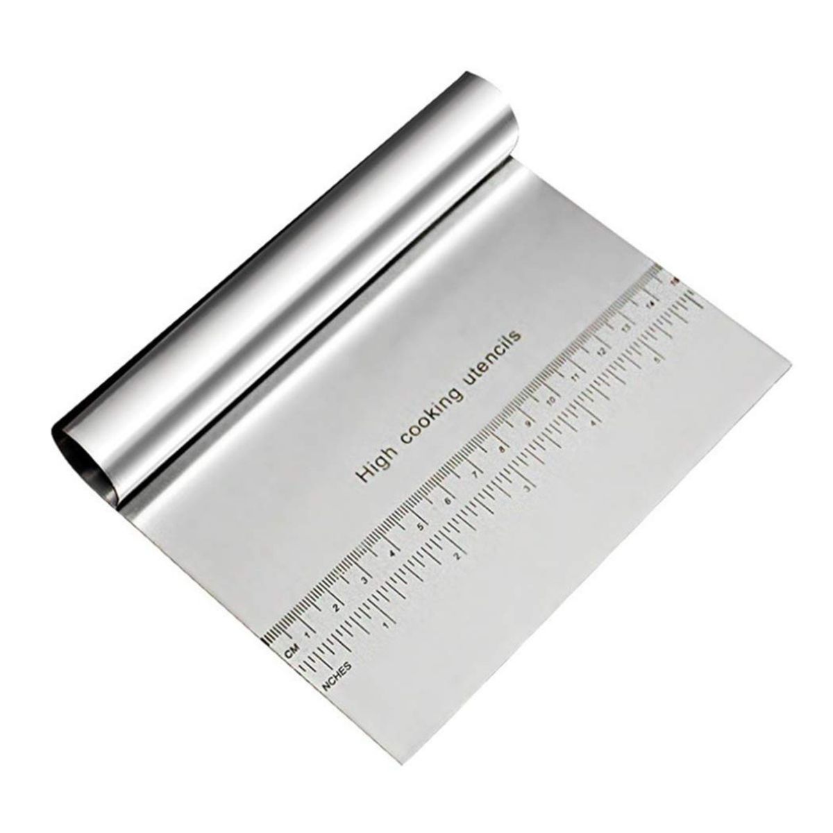 GENERICO - Scraper Cortador De Masa Con Regla 21cm Cocina Reposteria.